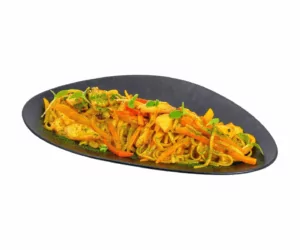 Спагетти с осьминогом