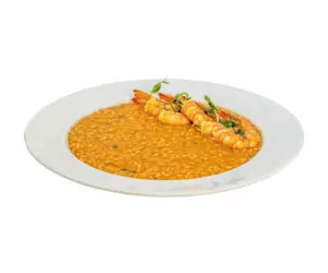 Risotto με πουρέ κολοκύθας